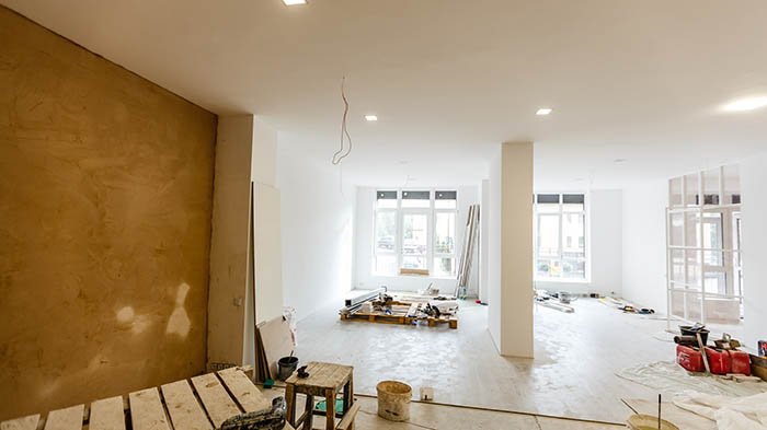 Travaux d'extension de maison